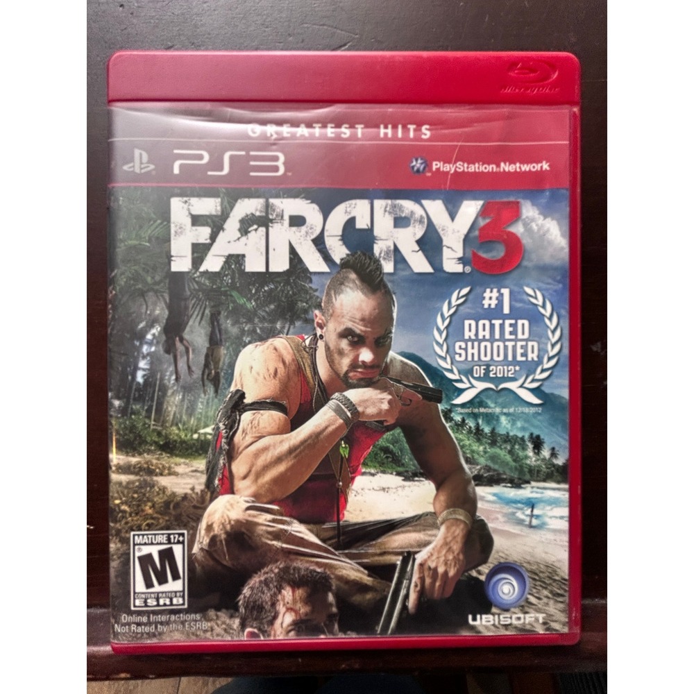 Far Cry 3 Greatest Hits Sony PlayStation 3 PS3 Ubisoft 2012 Complete CIB
